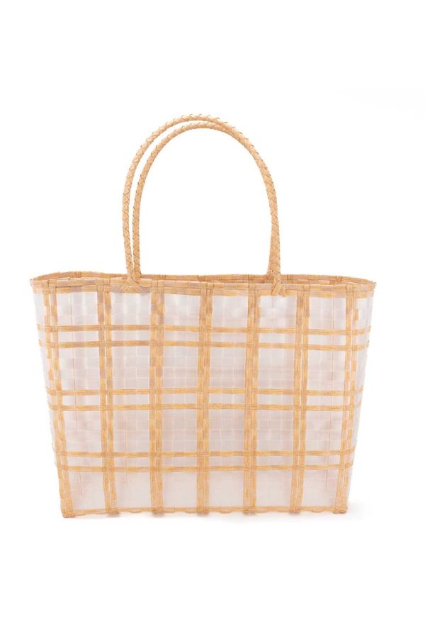 Keone Woven Beach Tote in Light Natural