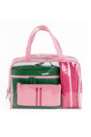 Livie Travel Gift Set in Pink & Kelly