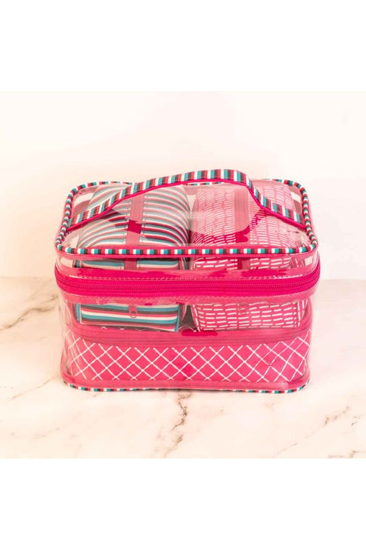 Wanderlust Gift Set in Hot Pink/Turquoise