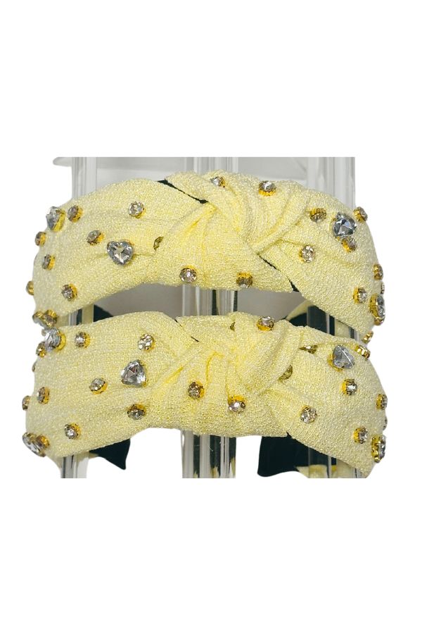 Yellow Linen Headband