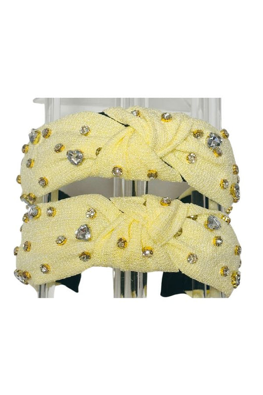 Yellow Linen Headband