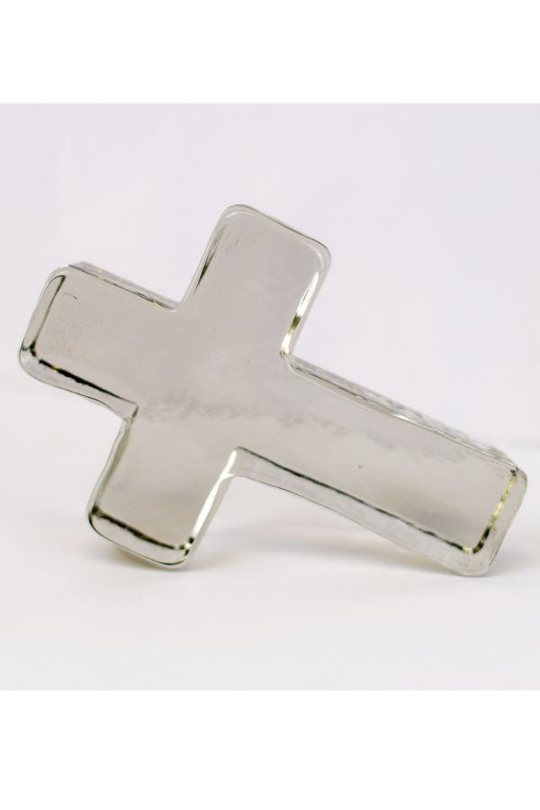 Glass Cross Decor