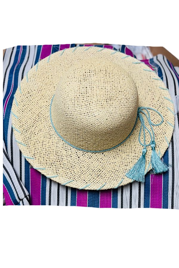 Seaside Sun Hat in Blue