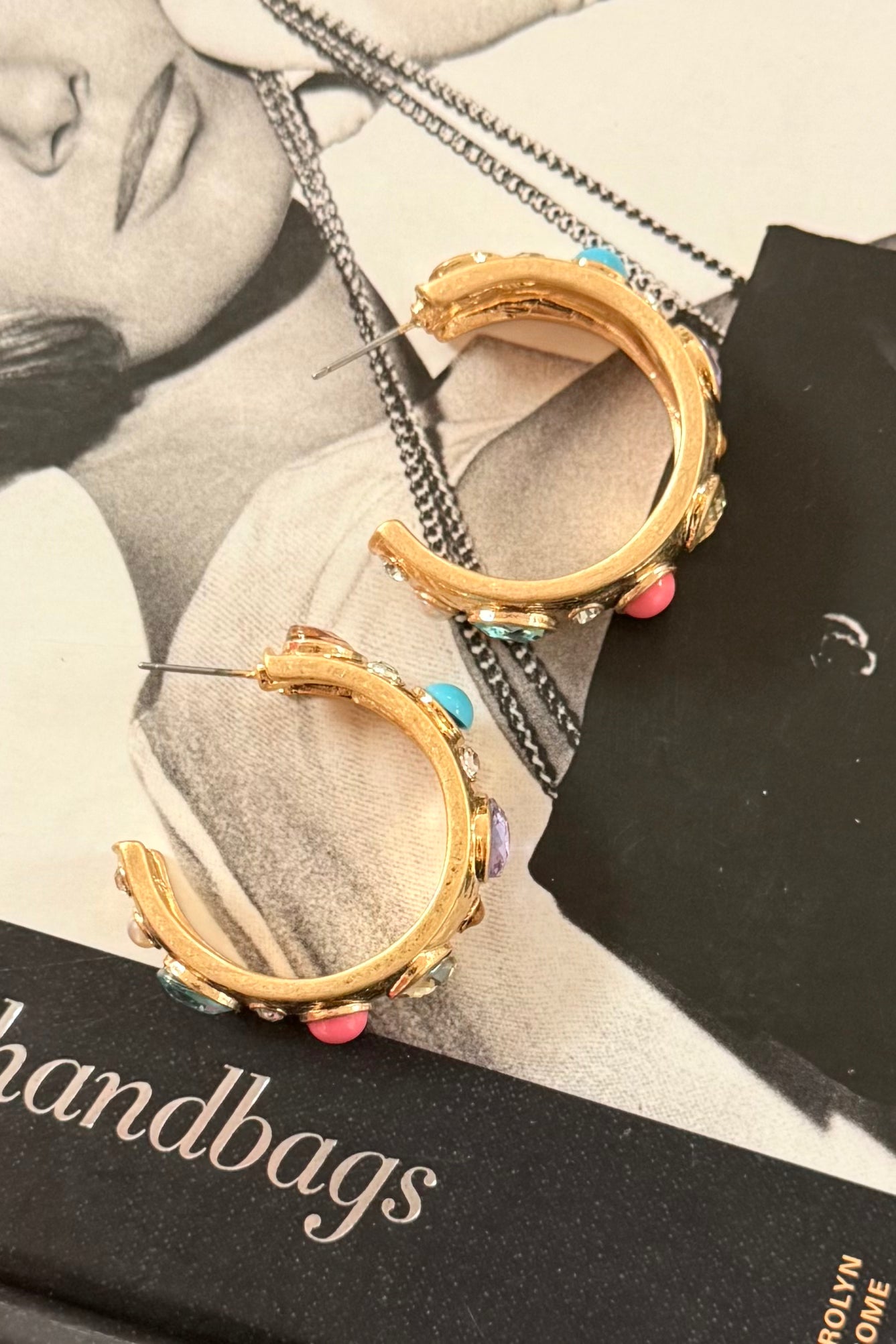 The Marlo Gem Hoops