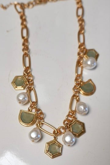 Pearl Charm Necklace