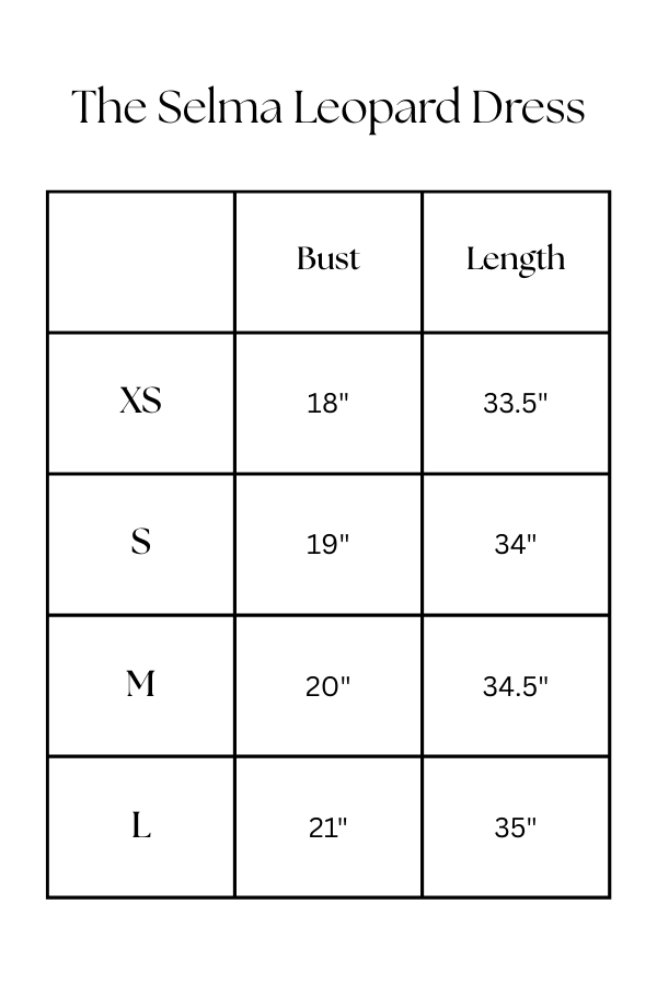 The Selma Leopard Dress