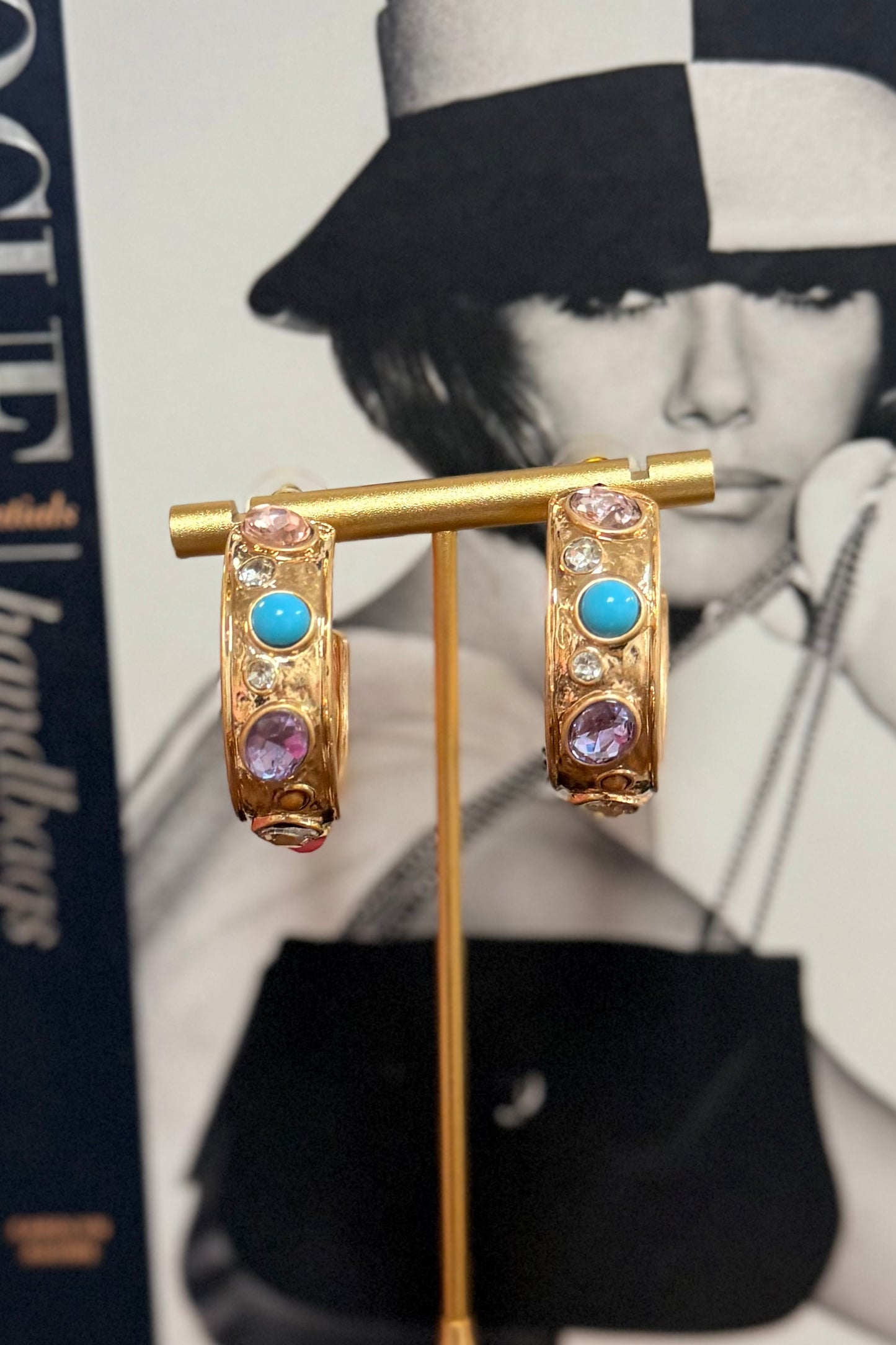 The Marlo Gem Hoops