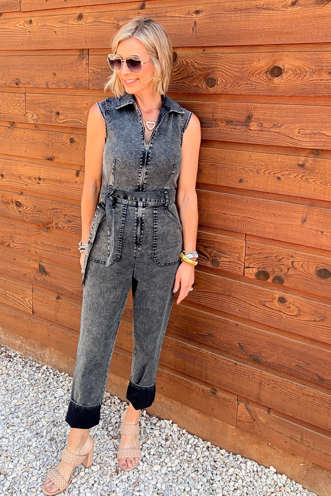 Cap Sleeve Jumpsuit