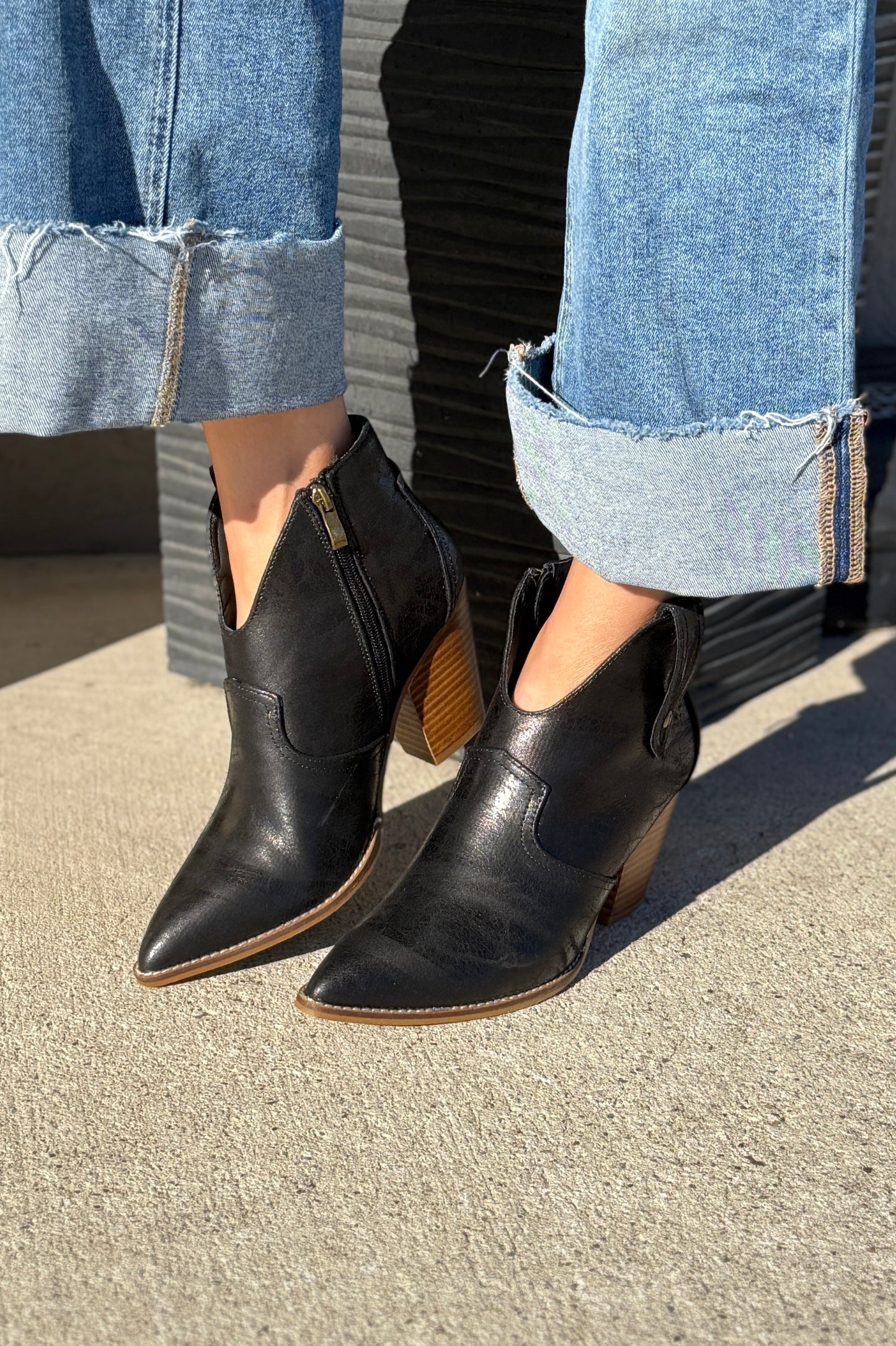 Corky's Bar Hopping Black Booties