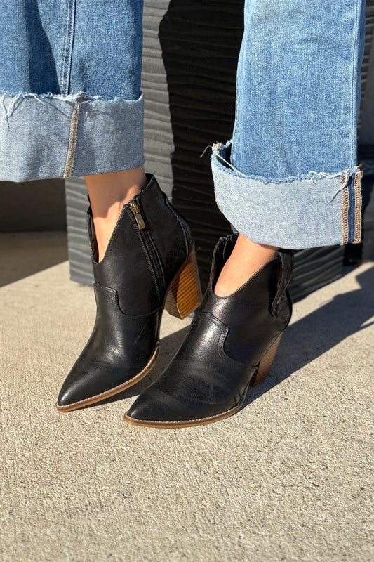 Corky's Bar Hopping Black Booties