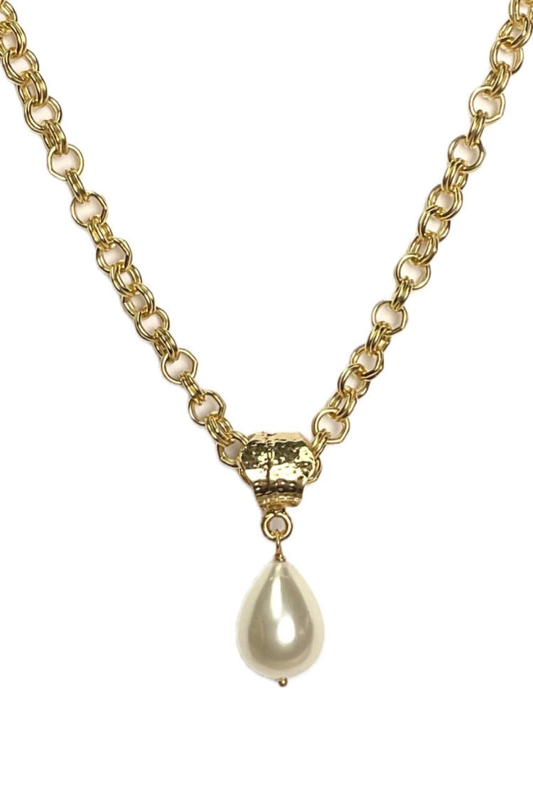 Weisinger Pearl Rollo Chain Necklace