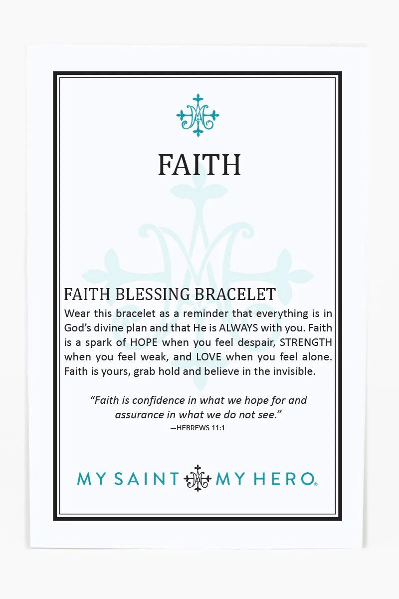 Faith Blessing Cross Bracelet
