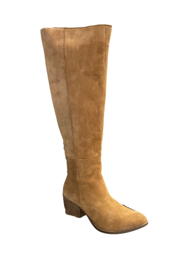 Tan Suede High Boots Tarian