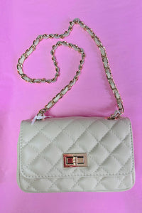 GF Quilted Crossbody Purse
