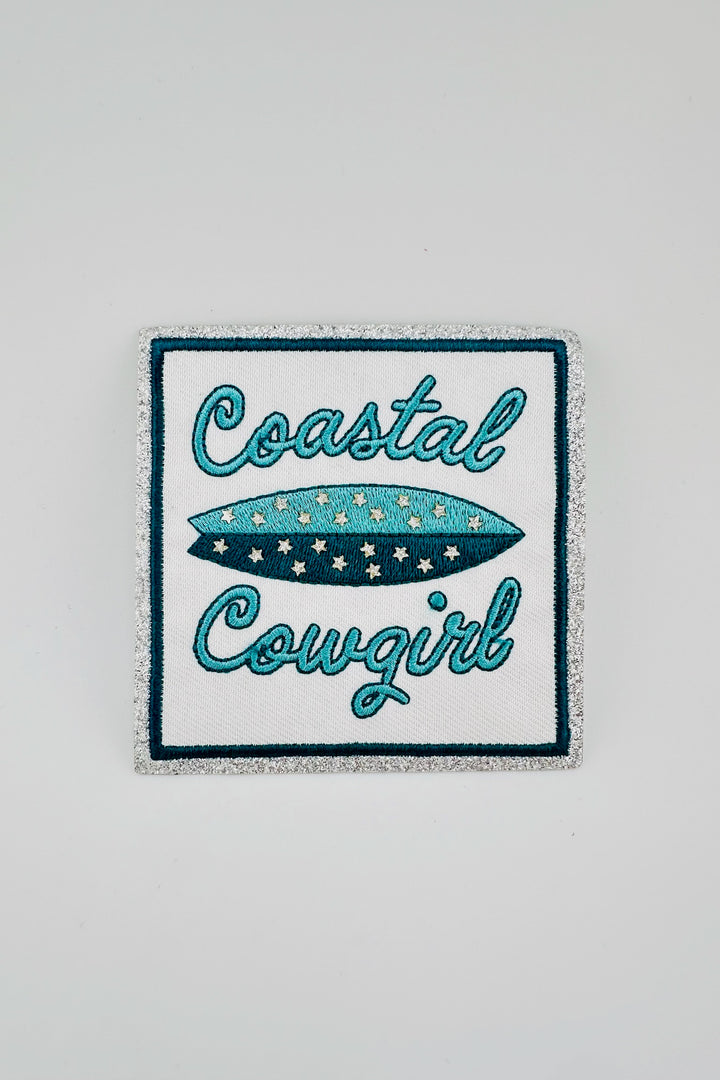 Coastal Cowgirl Embroidered Patch
