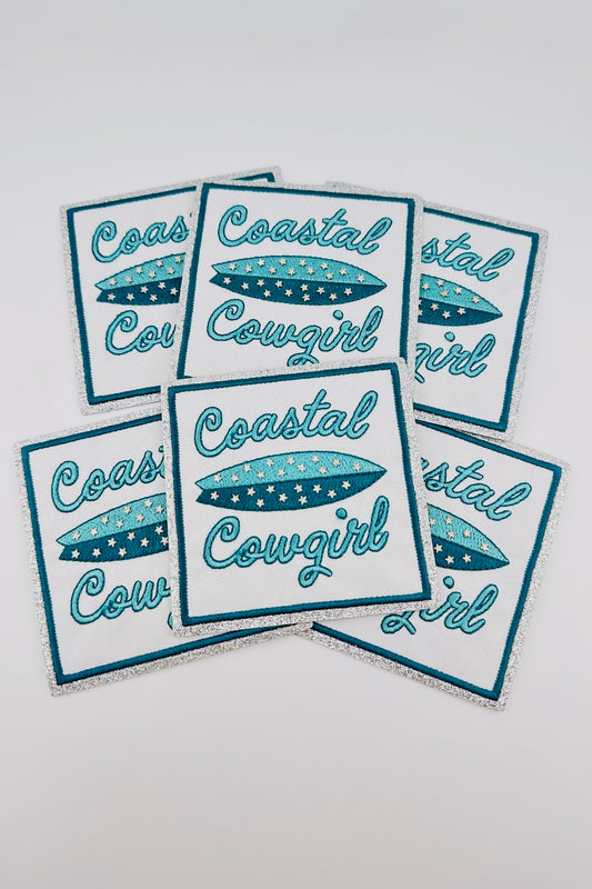 Coastal Cowgirl Embroidered Patch