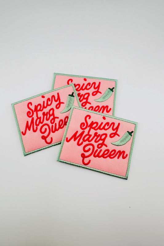 Spicy Marg Queen Embroidered Patch