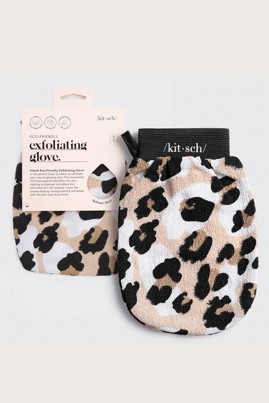 Eco-Friendly Exfoliating Glove - Leopard