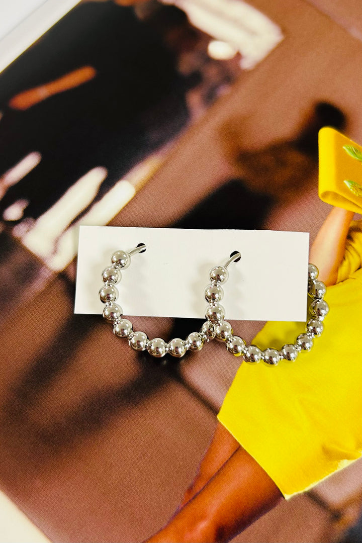 14K Dipped Bubble Earring