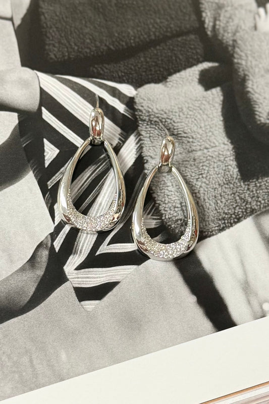 The Crystal Drop Earrings