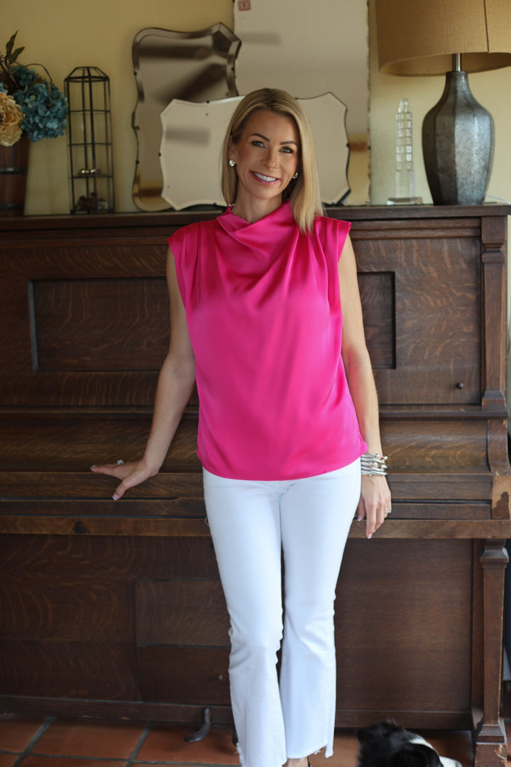 The Amorette Cowl Top