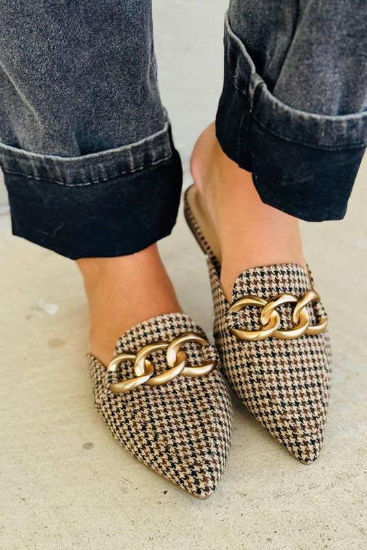Corky's Playin For Keeps Houndstooth Mule