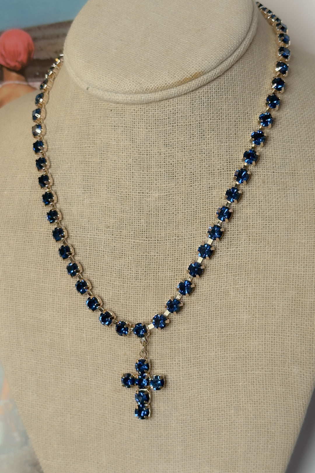 The Midnight Crystal Cross Necklace