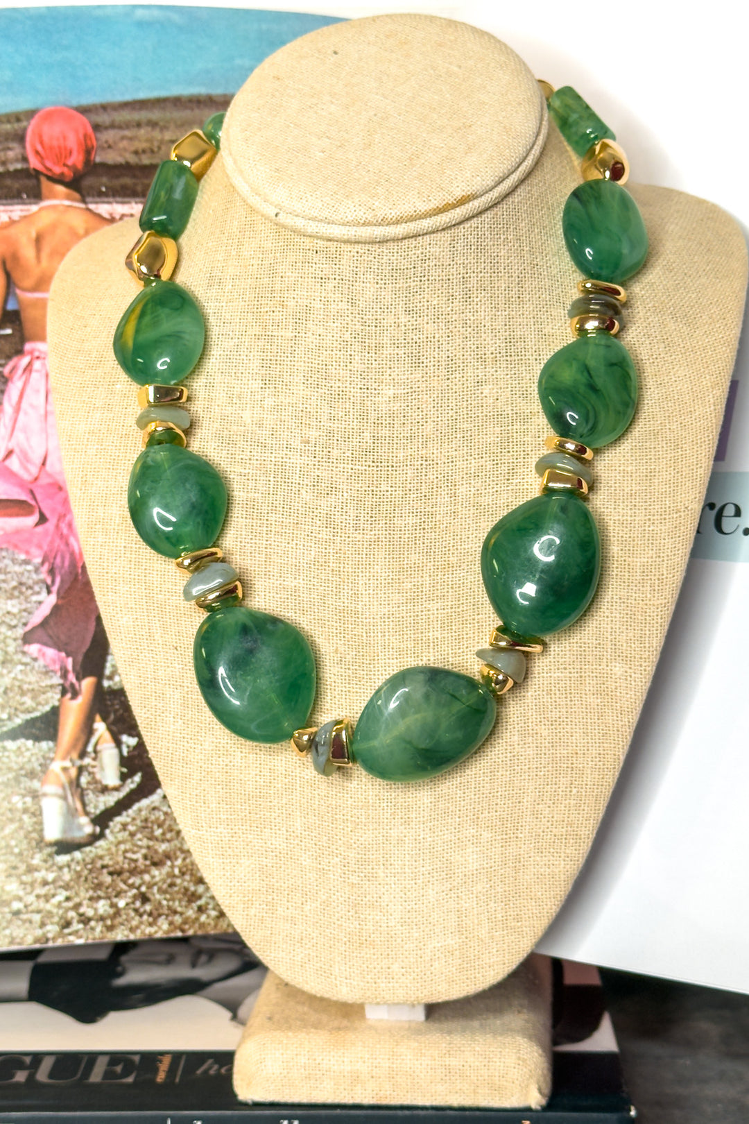 The Jade Luxe Statement Necklace