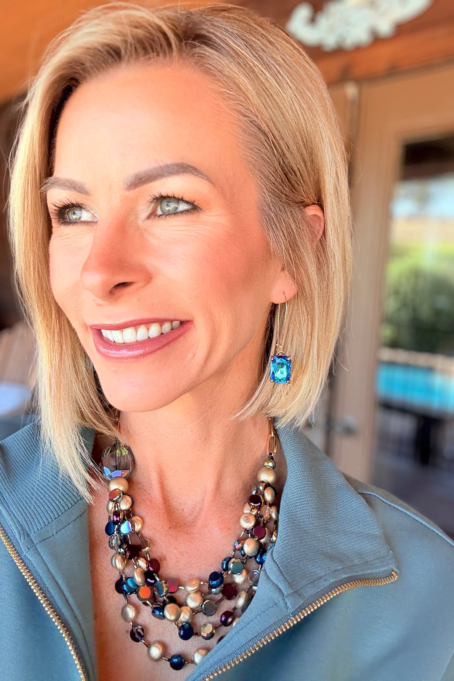 The Holiday Gem Drop Earrings