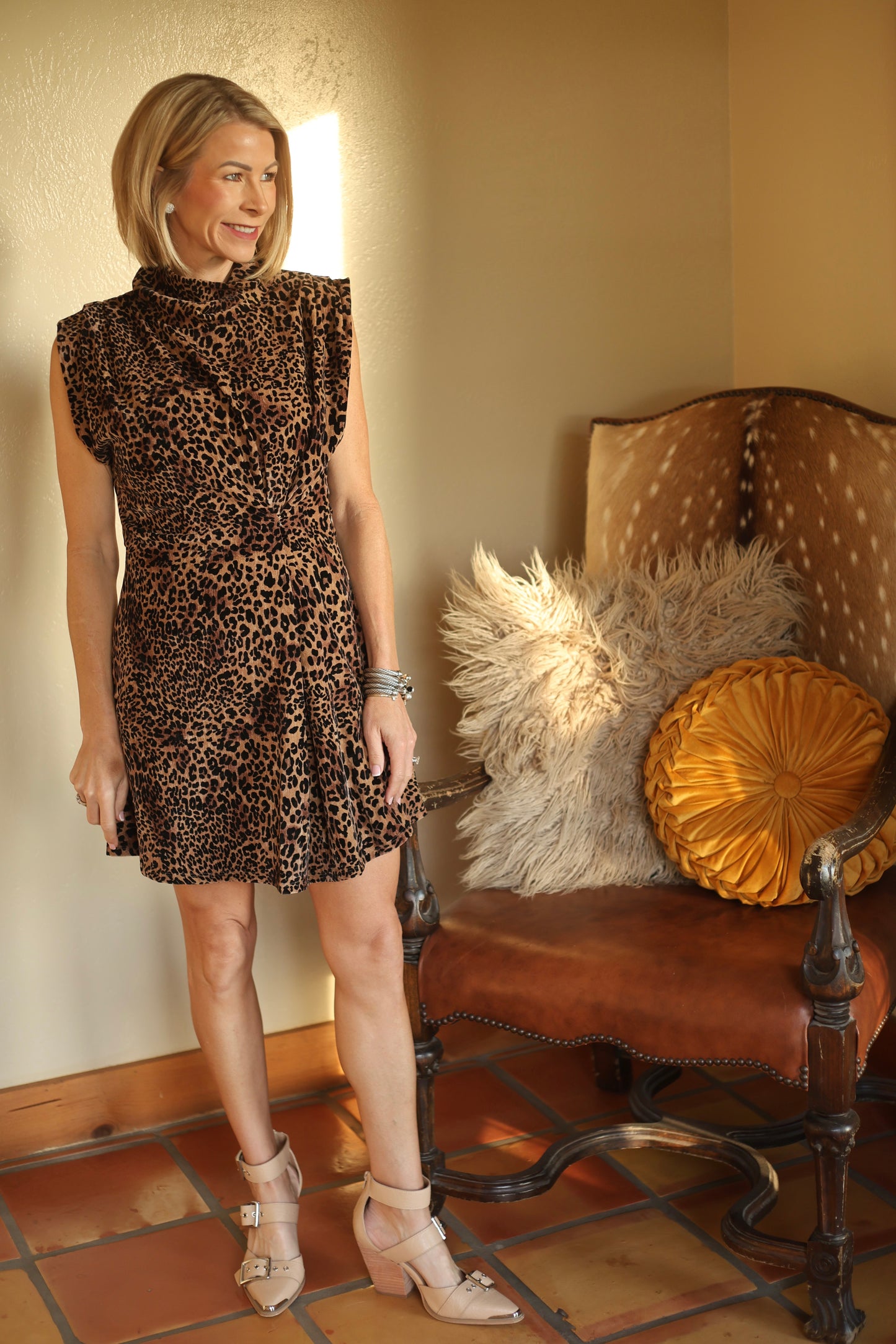The Valentina Leopard Dress