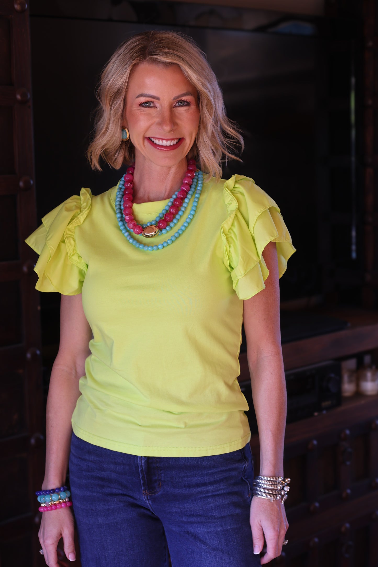 The Laken Ruffle Tee