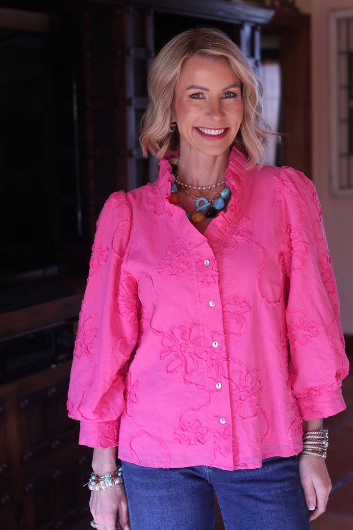 The Valerie Embroidered Blouse
