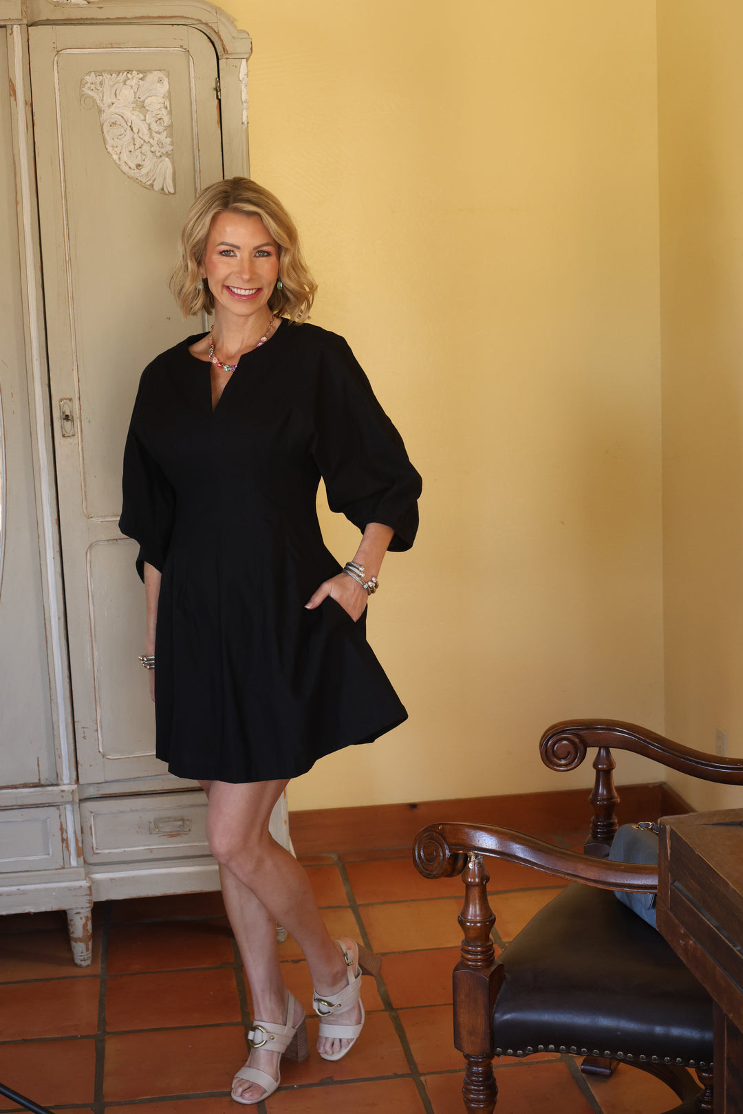 Black Haven Pocket Dress