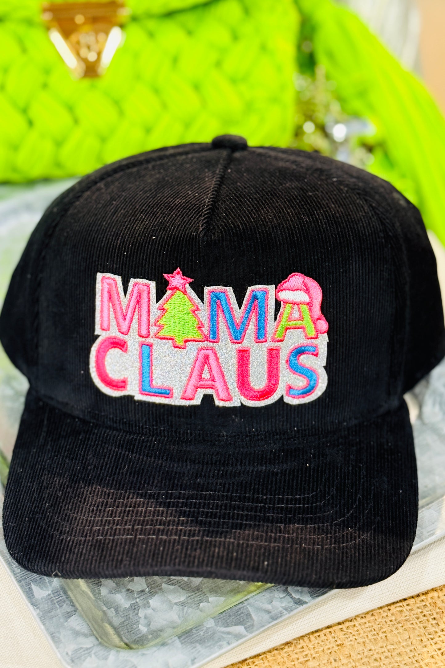 Mama Claus Jet Black Trucker Hat