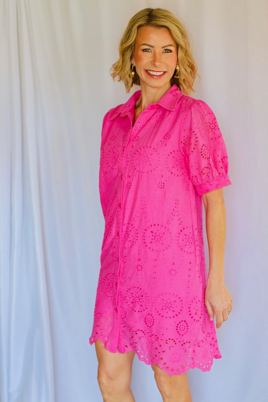 eyelet dress women The Rhonda Eyelet Dress Large