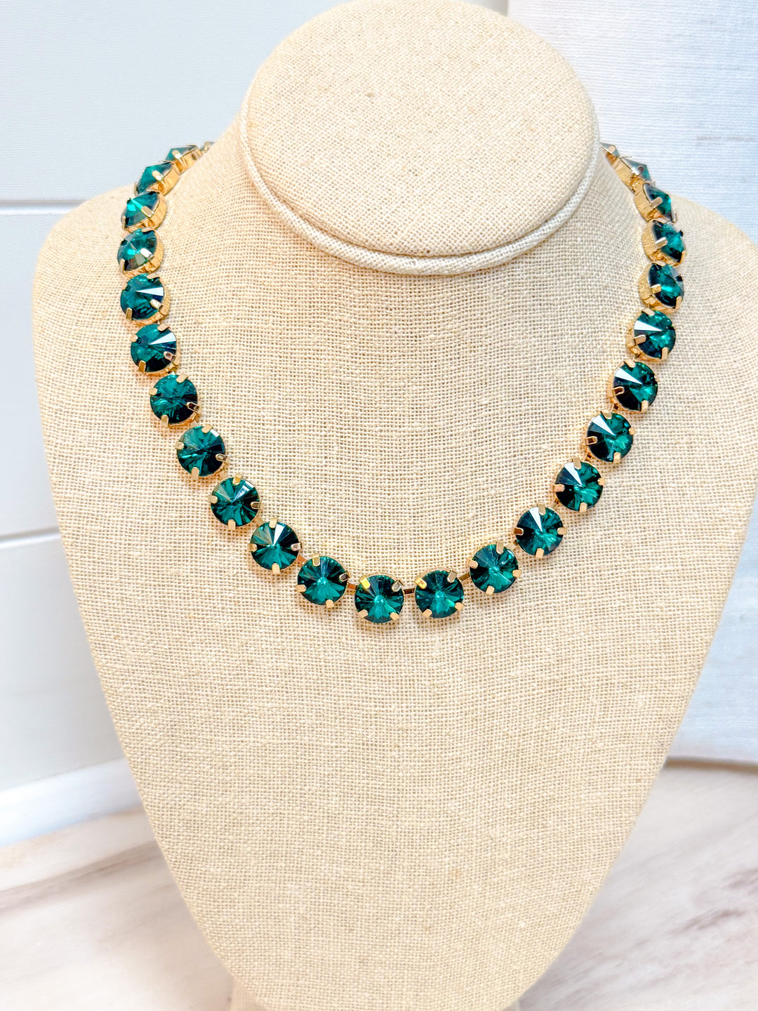 Holiday Sparkle Necklace - Emerald