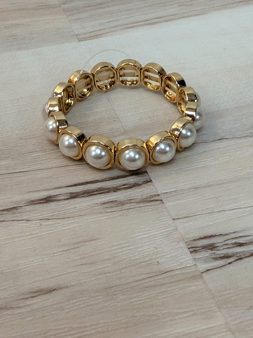 Audrey Pearl Stretch Bracelet