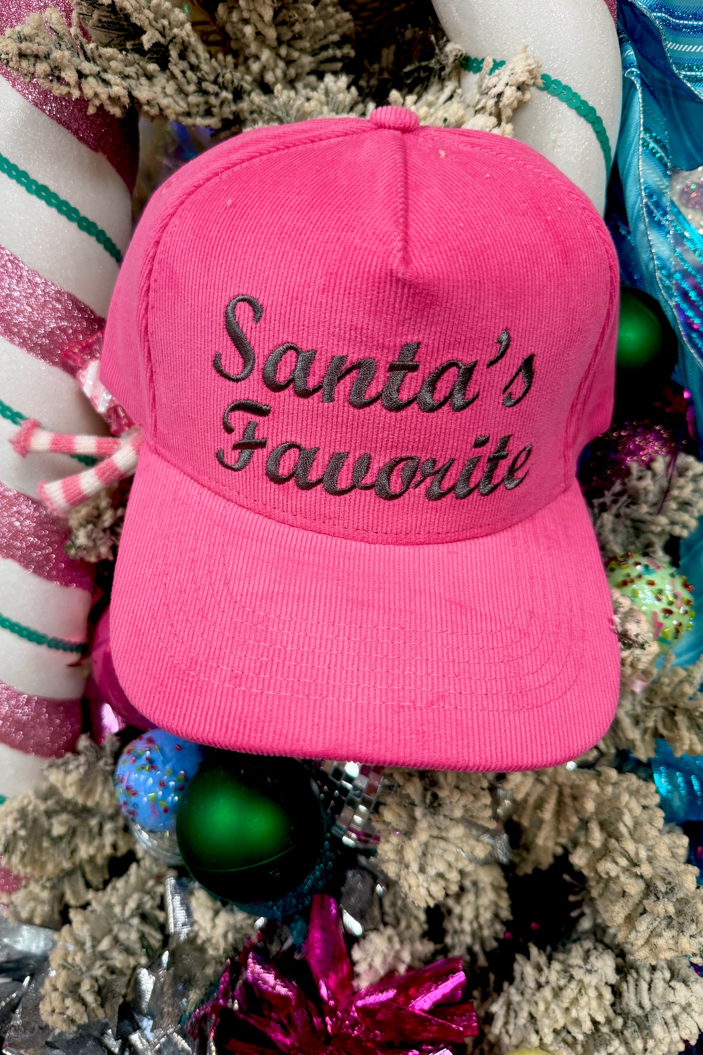 The Hot Pink Santa’s Favorite Trucker Hat
