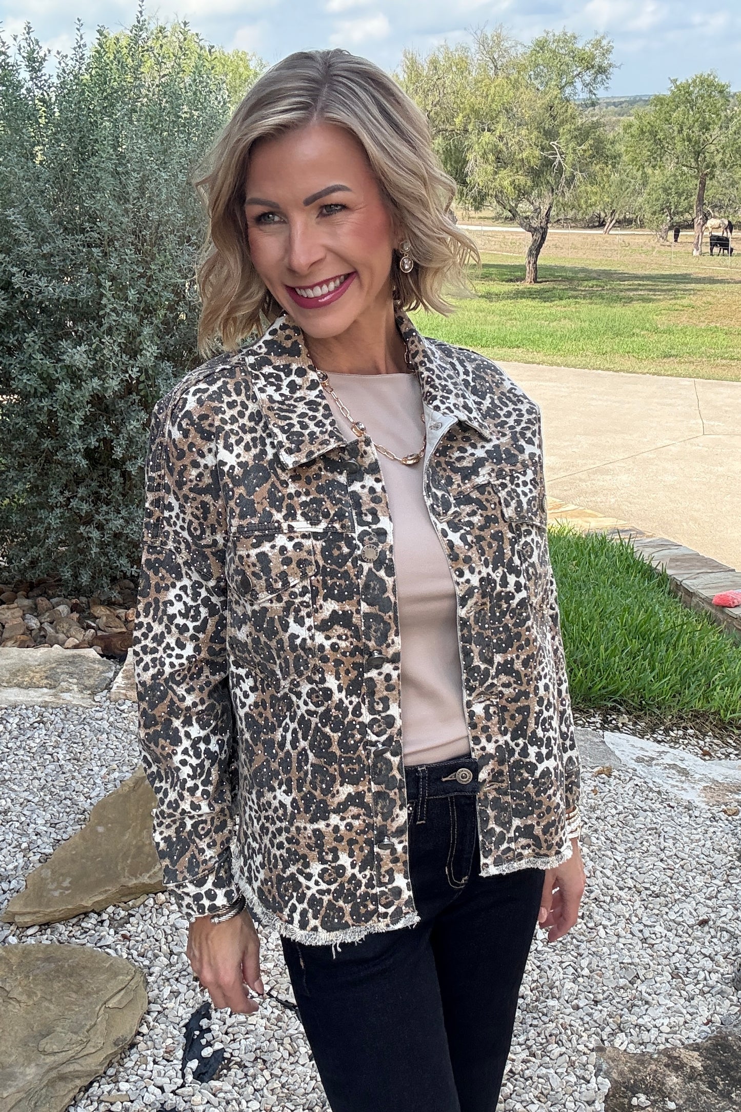 The Larkin Leopard Jacket