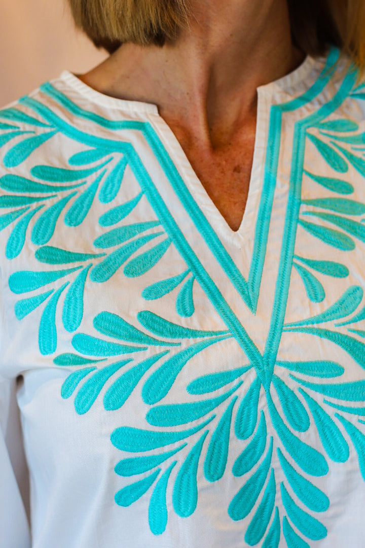 The Saltair Embroidered Top