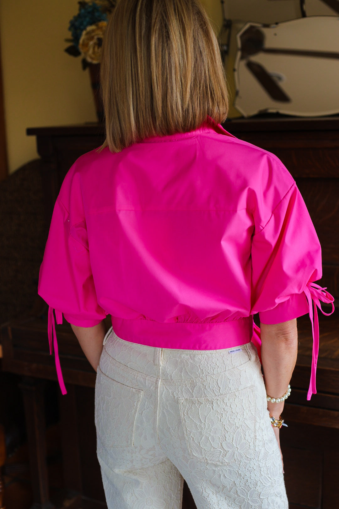 The South Beach Wrap Top – Pink