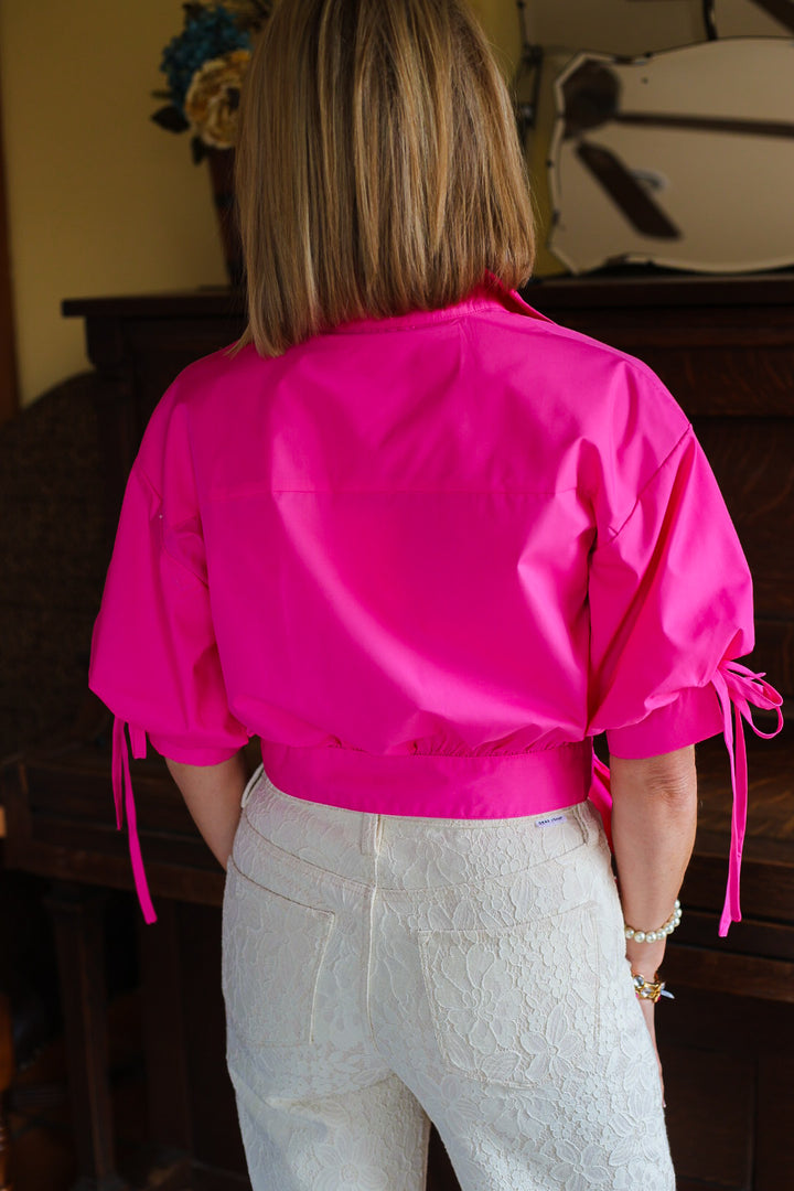 The South Beach Wrap Top – Pink