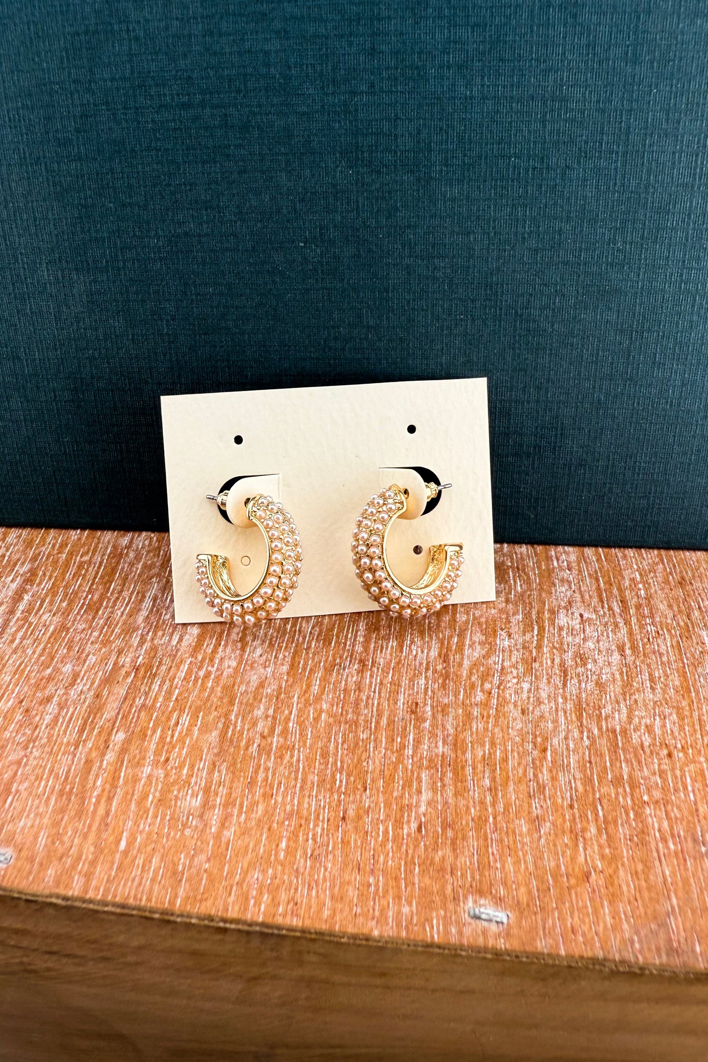 The Mini Presley Pavé Hoops