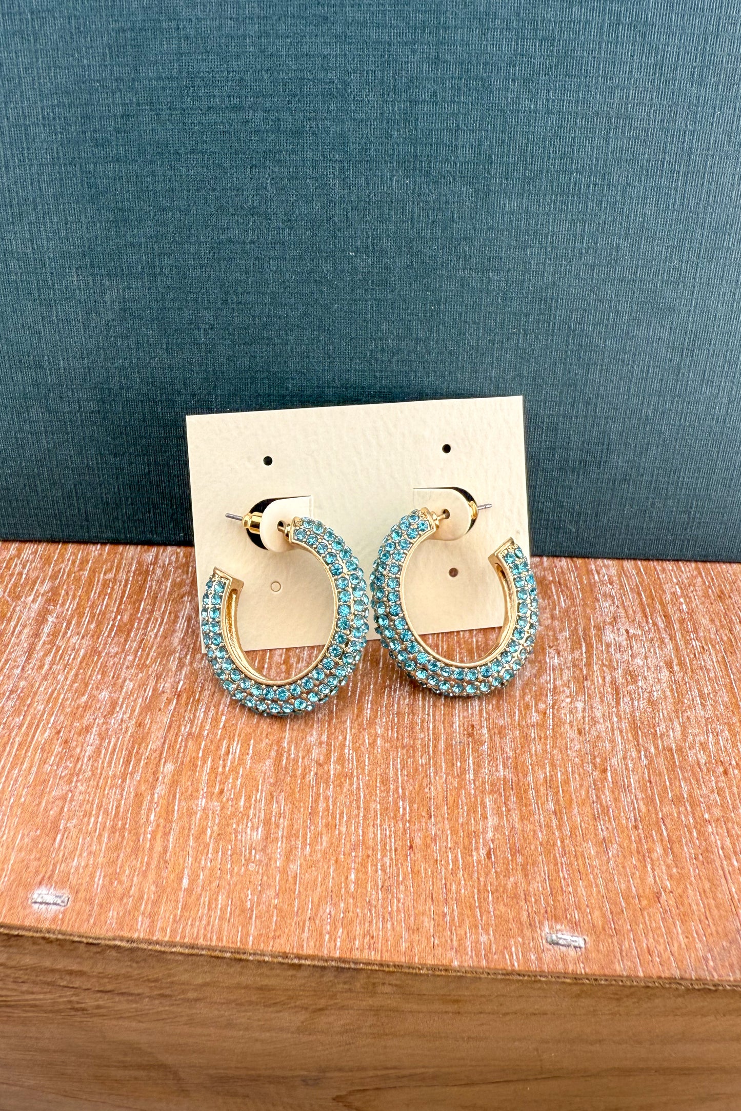 The Presley Pavé Hoops