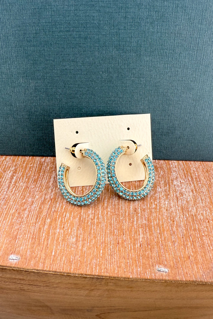 The Presley Pavé Hoops