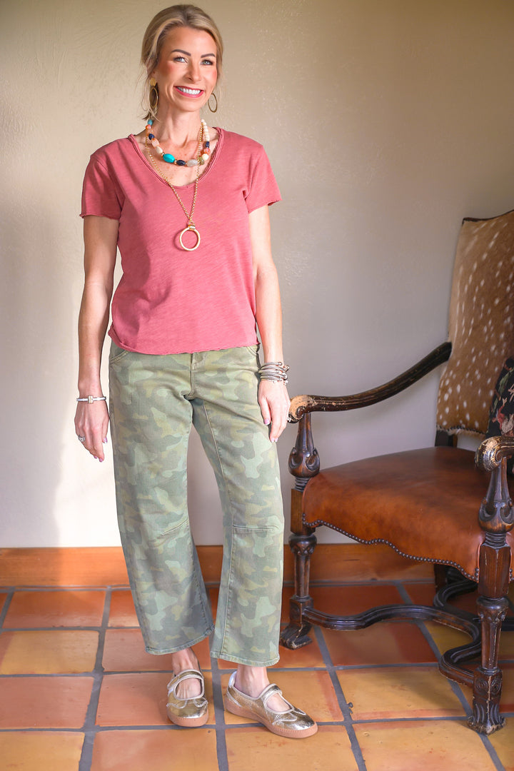 Dear John Vanya Tee - Copper Rose