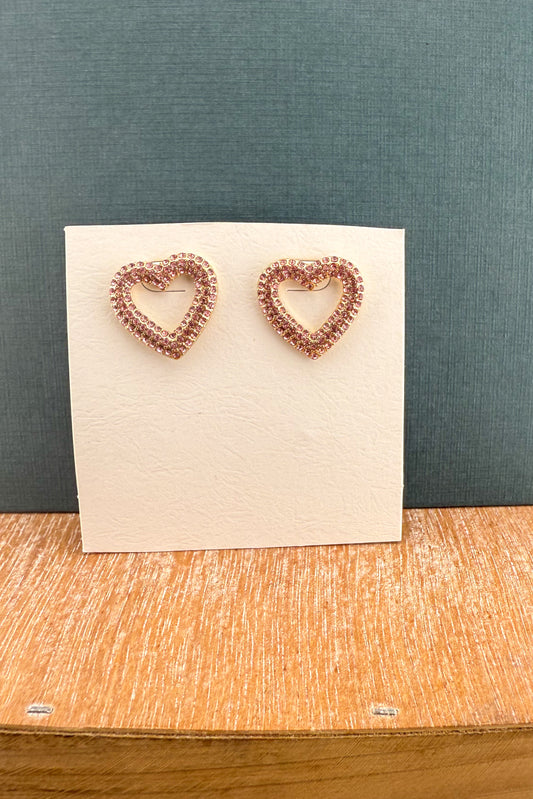 The Darling Heart Studs