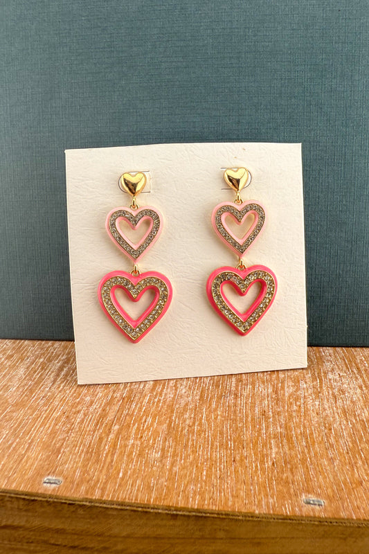 The Double Take Heart Earrings