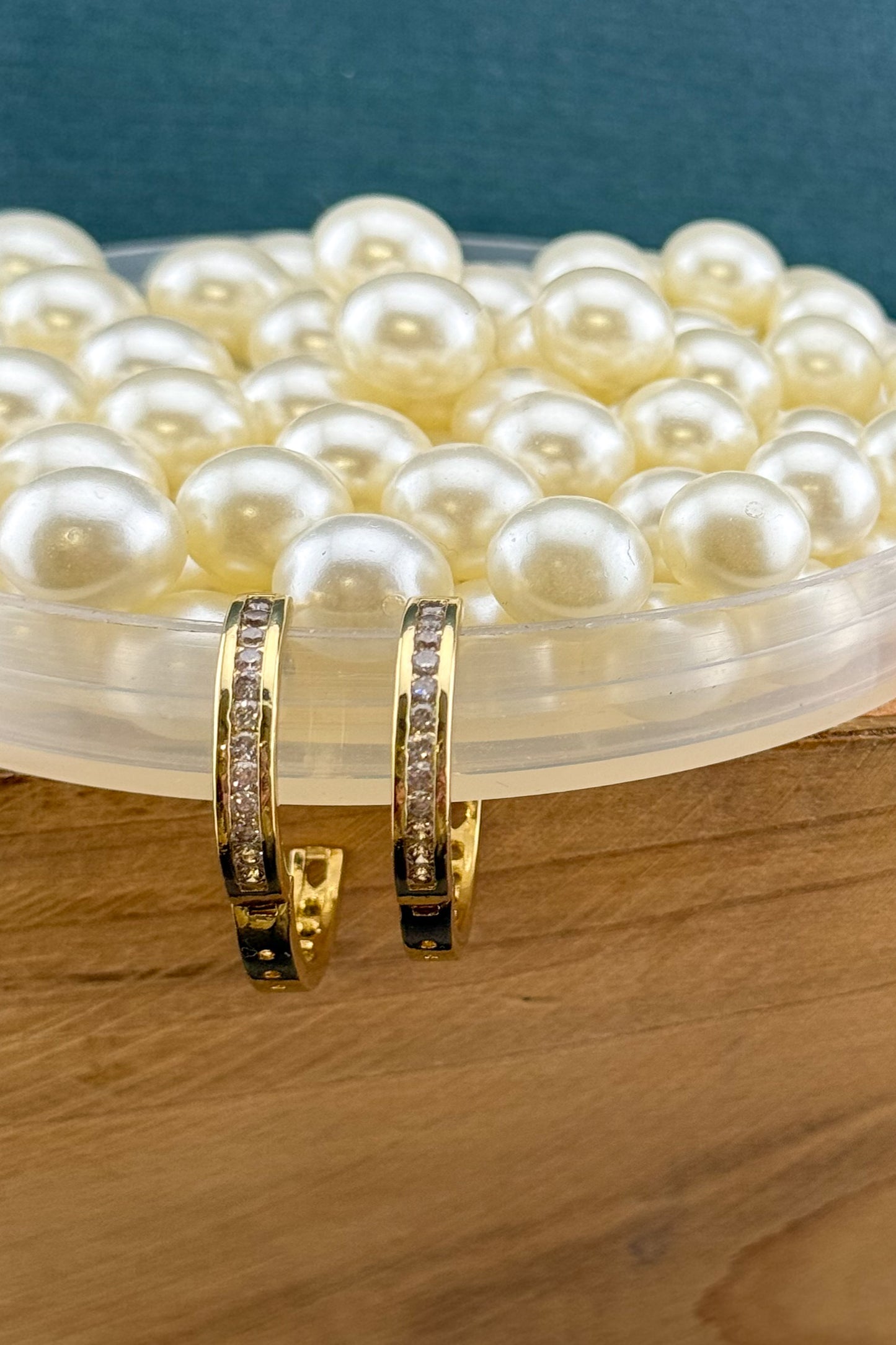 The Clara Pavé Hoops