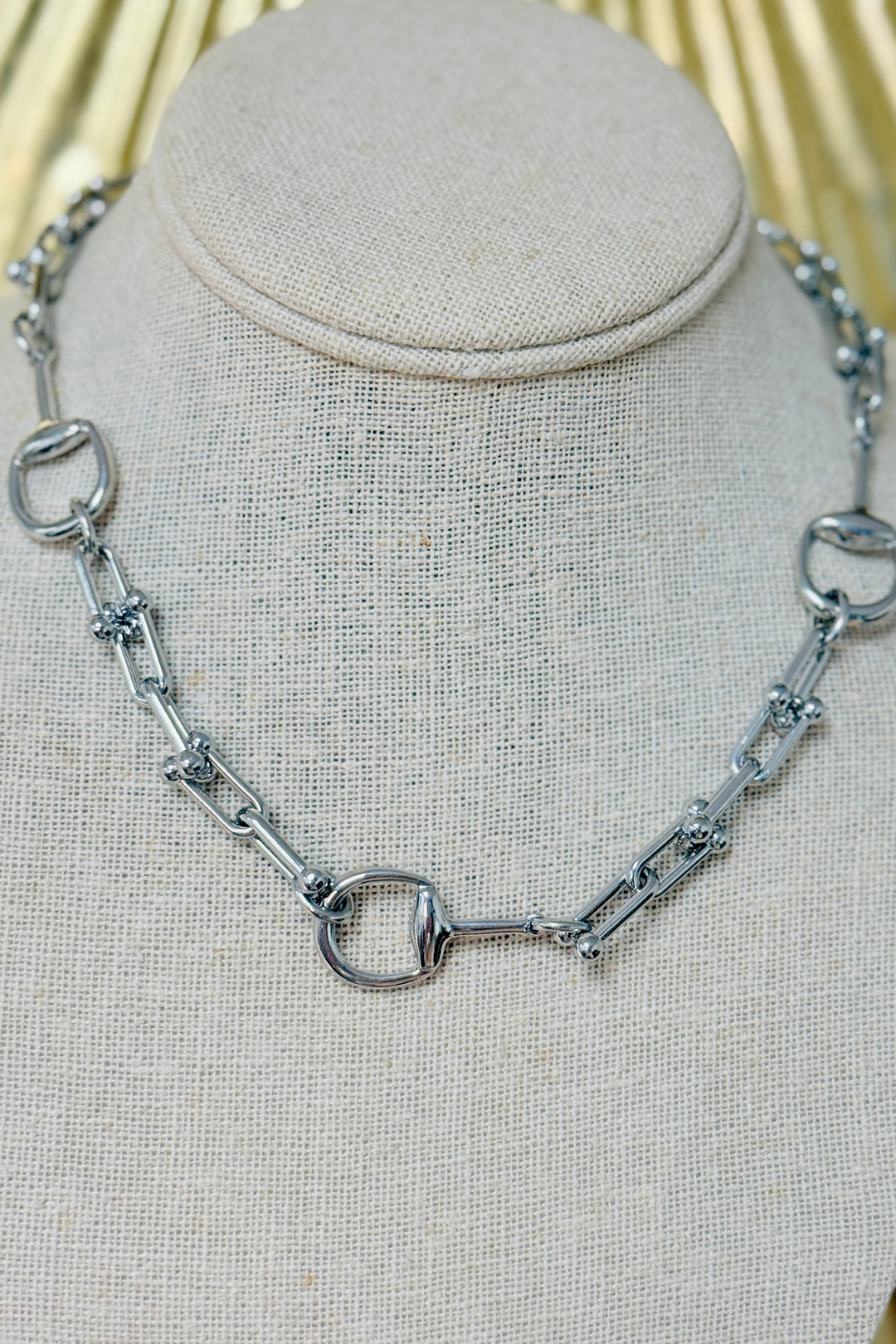 The Luxe Silver Bit Necklace
